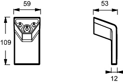 Jacob Delafon Ручки для ванны Odeon Rive Gauche E6D155-CP – фотография-2